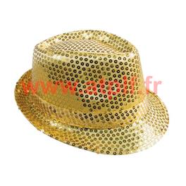 Borsalino Disco Sequin Paillettes Or
