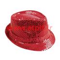 Borsalino Disco Sequin Paillettes Rouge