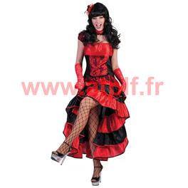 1 D&eacute;guisement de Saloon Girl, Cancan (F)