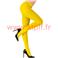 Collant jaune fluo (40 deniers)(100% nylon)