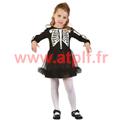 D&eacute;guisement baby squelette fille