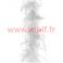 Boa en plumes blanc