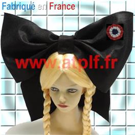 Coiffe alsacienne avec cocarde tricolore - 1er prix sur pince a cheveux