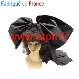 Coiffe Alsacienne en Taffetas noir