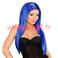 Perruque Lisa cheveux long raide Couleur