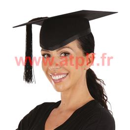 Chapeau Laur&eacute;at, Universitaire, Oxford, Cambridge, Harvard, Remise de prix
