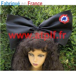 Coiffe alsacienne avec cocarde tricolore - 1er prix sur pince a cheveux