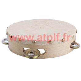 Tambourin avec peau pour deguisement de Tzigane, Esmeralda, &Oslash;20cms