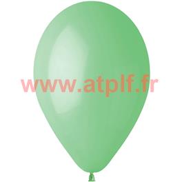 Sac de 100 ballons Lait Menthe Standard , &Oslash; 30cm  
