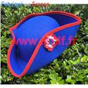 Tricorne r&eacute;volutionnaire  avec cocarde tricolore