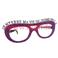Lunette &agrave; paillettes "j'enterre ma vie de Jeune Fille"  EVJF - EVG 