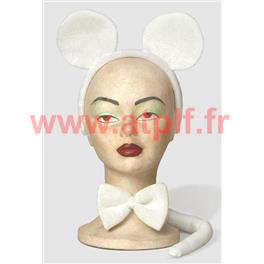 Set de Souris Blanche (3pièces)