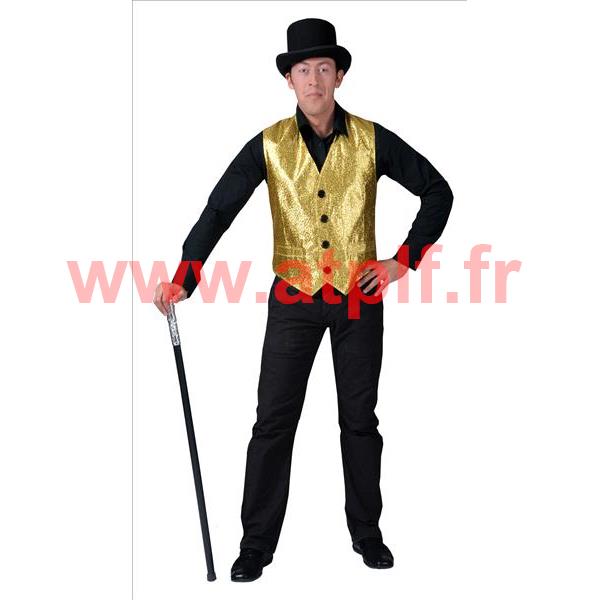 Gilet à Paillettes Pour Homme - Décontracté, Brillant, Parfait Pour Soirées Et Looks Festifs