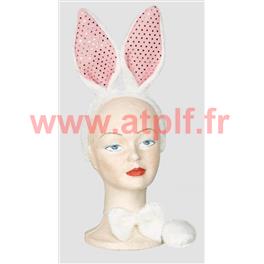 Set de déguisement Bunny Girl (3pièces) Set de déguisement Bunny Girl (3pièces)