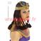 Coiffe de Cl&eacute;op&acirc;tre (latex) (avec cheveux)