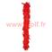 Boa en plumes rouge 1,80m 50grs