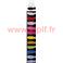 Plumes multicolore 10cms (palette de dinde) (sachet de 50)